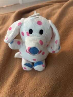 Vintage Rudolph the Red Nosed Reindeer Misfit toys spotted elephant plush